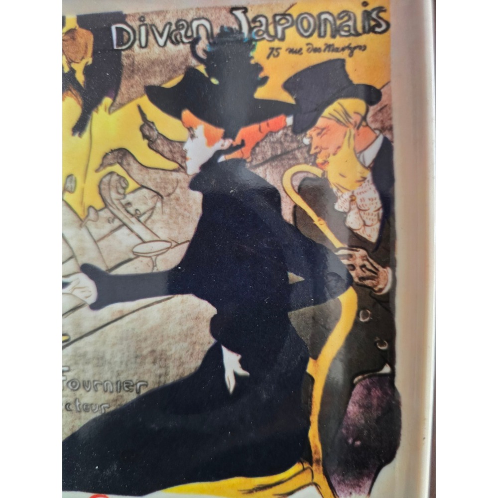Vintage Toulouse-Lautrec Divan Japonais Trinket Tray Italy Product Centre INDPLS